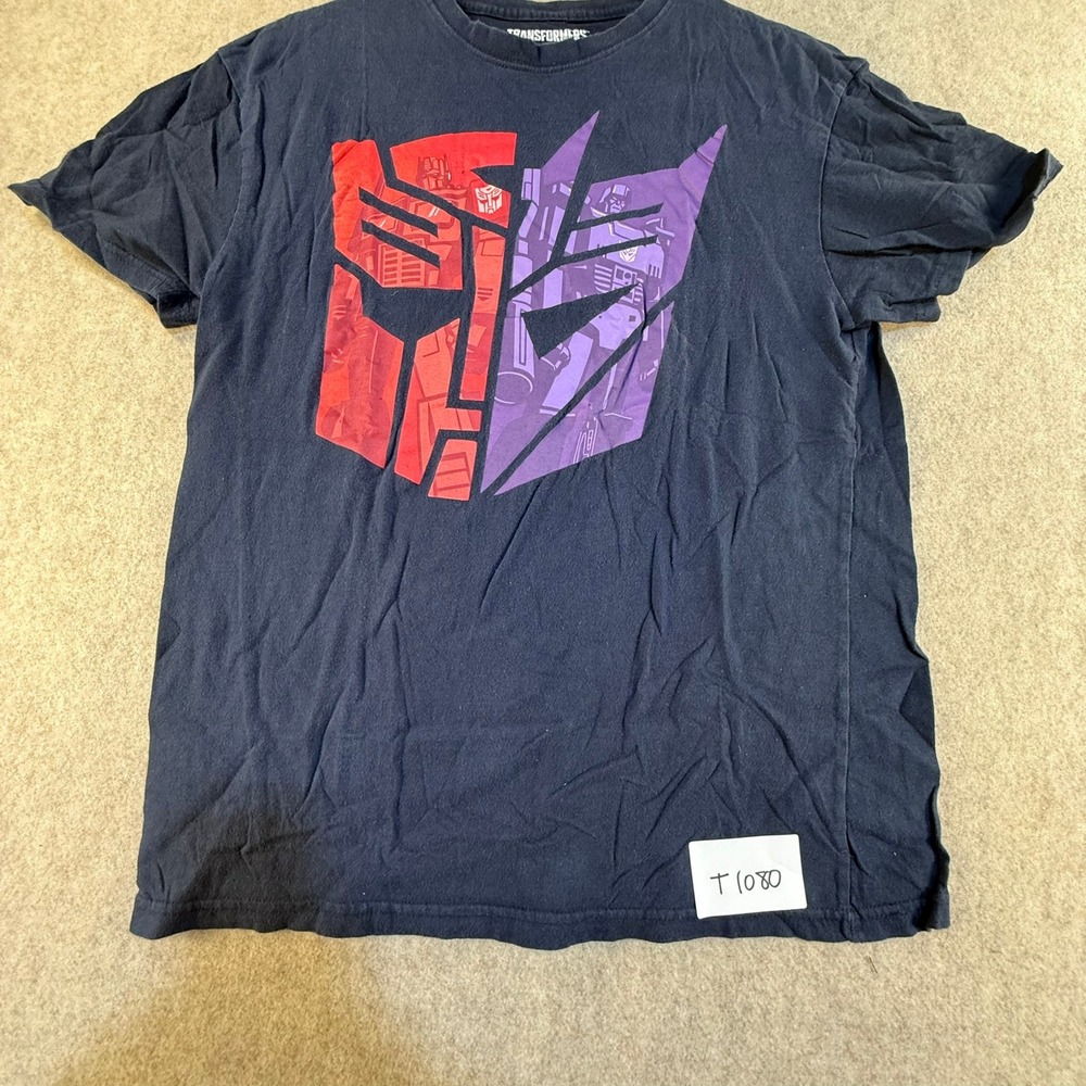 Transformers Loot Crate Limited Edition Graphic T-Shirt Navy Blue Mens‎ Large L